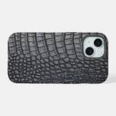 Crocodile Noir Moderne (Verso Horizontal)
