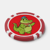 crocodile poker chips (Enkel)