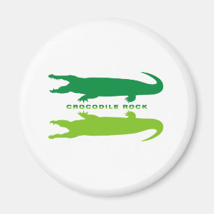 Crocodile Reflection (groen) Magneet