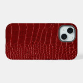 Crocodile Rouge Moderne (Verso Horizontal)