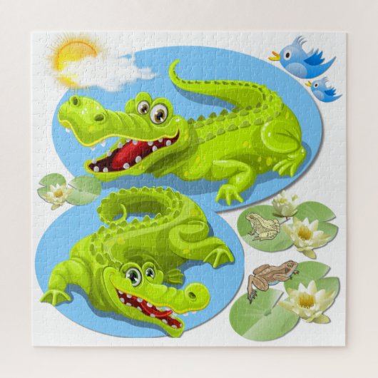 Crocodile Smile Legpuzzel (Verticaal)