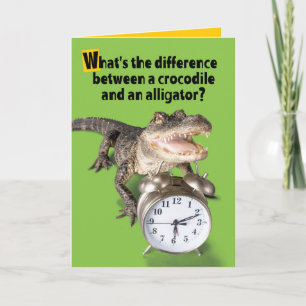 Crocodile Verses Alligator Riddle ziet je binnenko Kaart