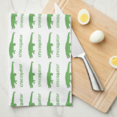 Crocogator-handdoek Theedoek (Quarter Fold)