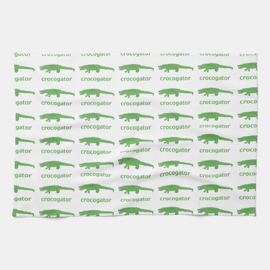 Crocogator-handdoek Theedoek (Horizontaal)