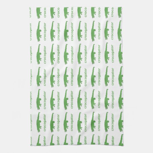 Crocogator-handdoek Theedoek (Verticaal)