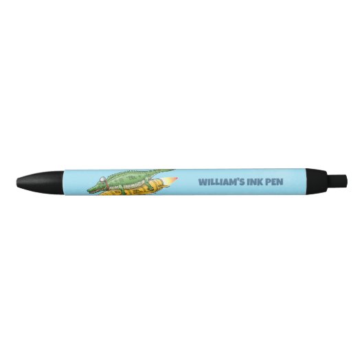 Croc's Golden Rocket Zwarte Inkt Pen (Voorkant)