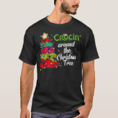 Crocs kerstboomkroon rond Kerstmis T T-shirt (Voorkant)