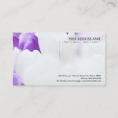 Crocus Background Visitekaartje (Achterkant)