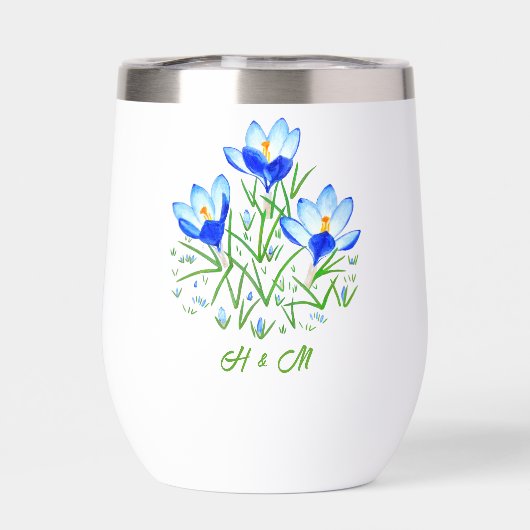 Crocus bleus (Arrière)