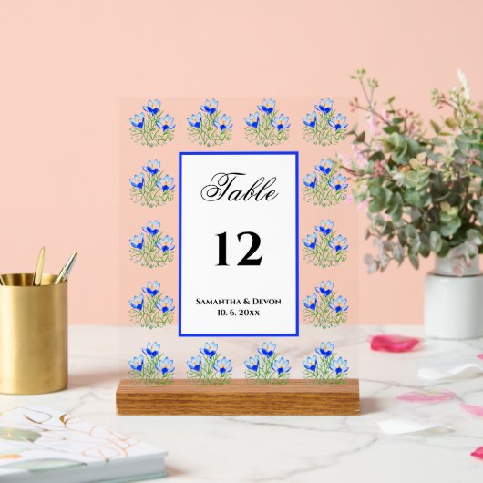 Crocus bleus (Mariage)