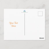 Crocus bleus au printemps Carte postale (Dos)