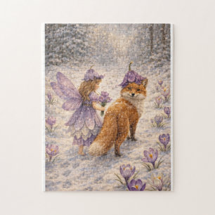 Crocus Bloemenfee Legpuzzel