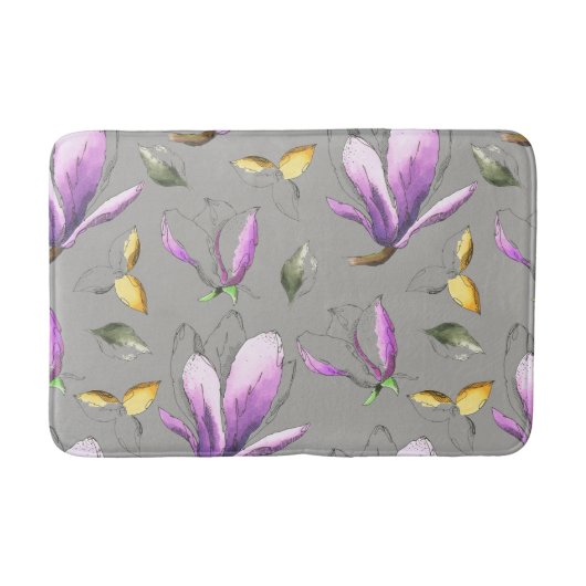 Crocus Blooms Bath Mat (Voorkant)