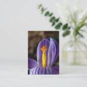 Crocus Blossom - Carte de visite (Debout devant)