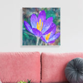 Crocus Canvas Afdruk (Insitu (Woonkamer))