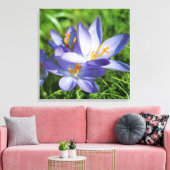 Crocus Canvas Afdruk (Insitu (Woonkamer))
