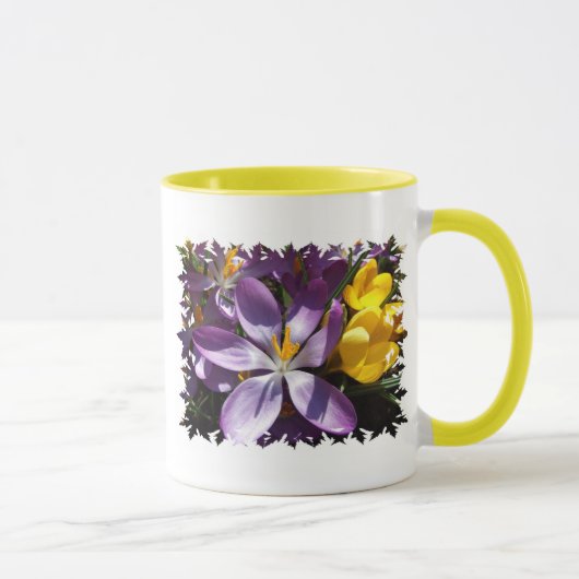 Crocus Colors Coffee Mok (Rechts)