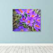 Crocus Fine Art Canvas Afdruk (Insitu (Houten vloer))