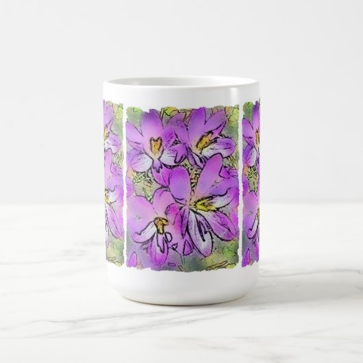 CROCUS FLEURS CAFÉ MUG (Centre)