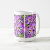 CROCUS FLEURS CAFÉ MUG (Devant droit)