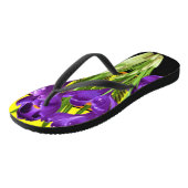 Crocus Floral/Geometrisch ontwerp Teenslippers (Schuin)