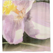 Crocus Floral Waterverf schilderen Douchegordijn (Voorkant)