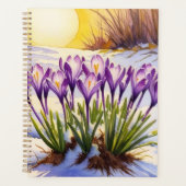 Crocus Flower Planner (Voorkant)