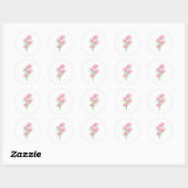 Crocus Flowers Ronde Sticker (Vel)