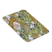 Crocus Flowers Spring Floral Botanical Art Pattern Magneet (Rechterzijde)