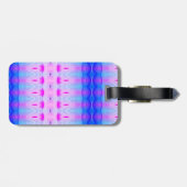 Crocus Ikat 6 Miami Bagagelabel (Achterkant horizontaal)