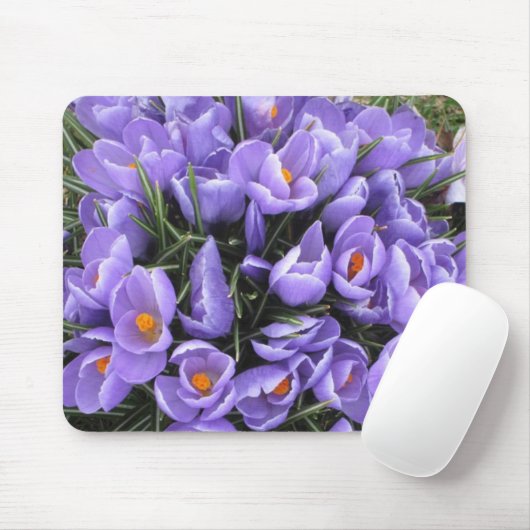 Crocus mousepad muismat (Met muis)