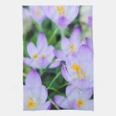 Crocus pourpre printanier fleurit Serviettes de cu (Vertical)