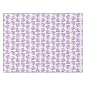 Crocus Spring Floral Pattern Tafelkleed (Voorkant (Horizontaal))