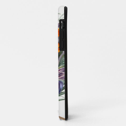 Crocus Spring Flower Botanische Bloemkunst Case-Mate iPhone Case (Achterkant/links)