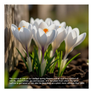 Crocus-symboliek Perfect Poster
