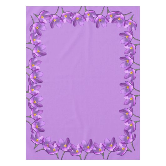 Crocus Tablecloth Paasbloemen Crocus Tablecloth Tafelkleed (Voorkant)