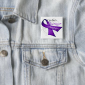 Crohn's Disease Awareness Rib Vierkante Button 5,1 Cm (In situ)