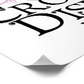 Crohn's Disease Butterfly Poster (Hoek)