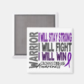 Crohn's Disease Warrior Magneet (Voorkant / Achterkant)
