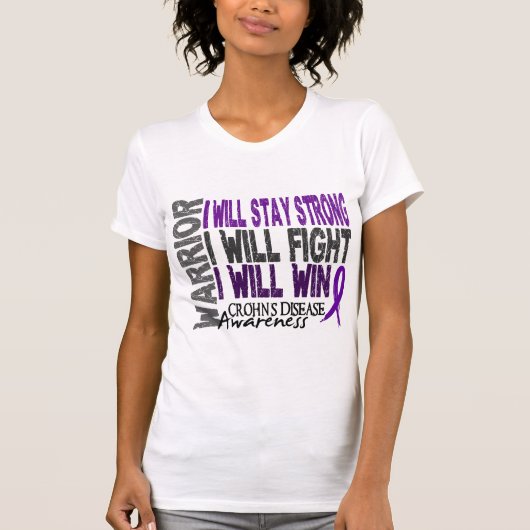 Crohn's Disease Warrior T-shirt (Voorkant)