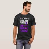 Crohn's Disease Warrior T-shirt (Voorkant volledig)