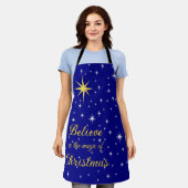 Croire à la magie de Noël Imprimer Tablier (Porté)