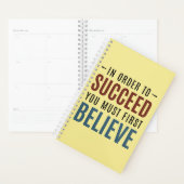 Croire à réussir planificateur (Devant avec enveloppe)