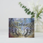 Croire - Angel Wings Celestial Carte postale (Debout devant)