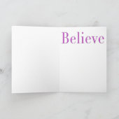 Croire (année rugueuse - masqué) drôle Carte de va (Intérieur)