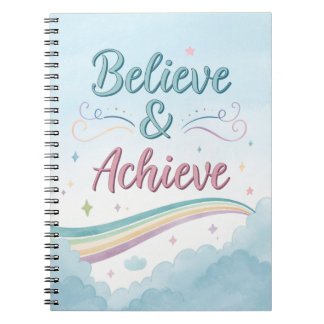 Croire & Atteindre Journal - Aquarelle Inspiration