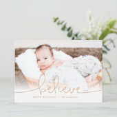 Croire Carte photo de vacances (Debout devant)