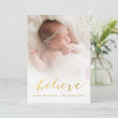 Croire Carte photo de vacances (Debout devant)