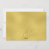 Croire Carte photo de vacances (Dos)