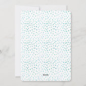 Croire | Carte photo de vacances Watercolor (Dos)